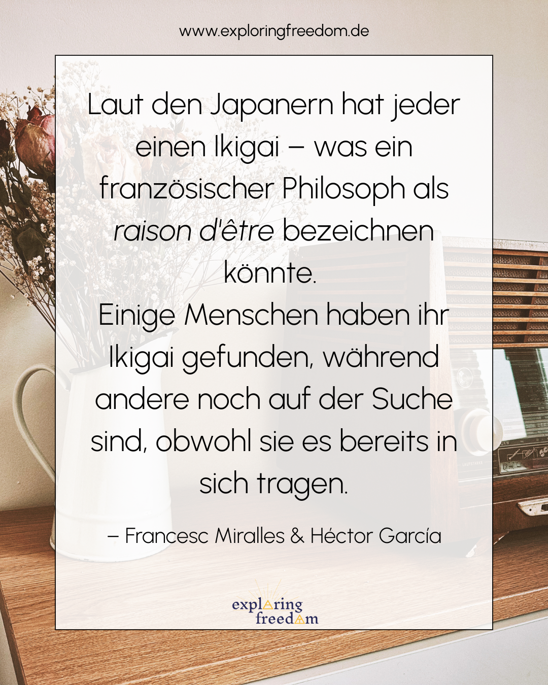 Das japanische Geheimnis für ein langes Leben: Ikigai