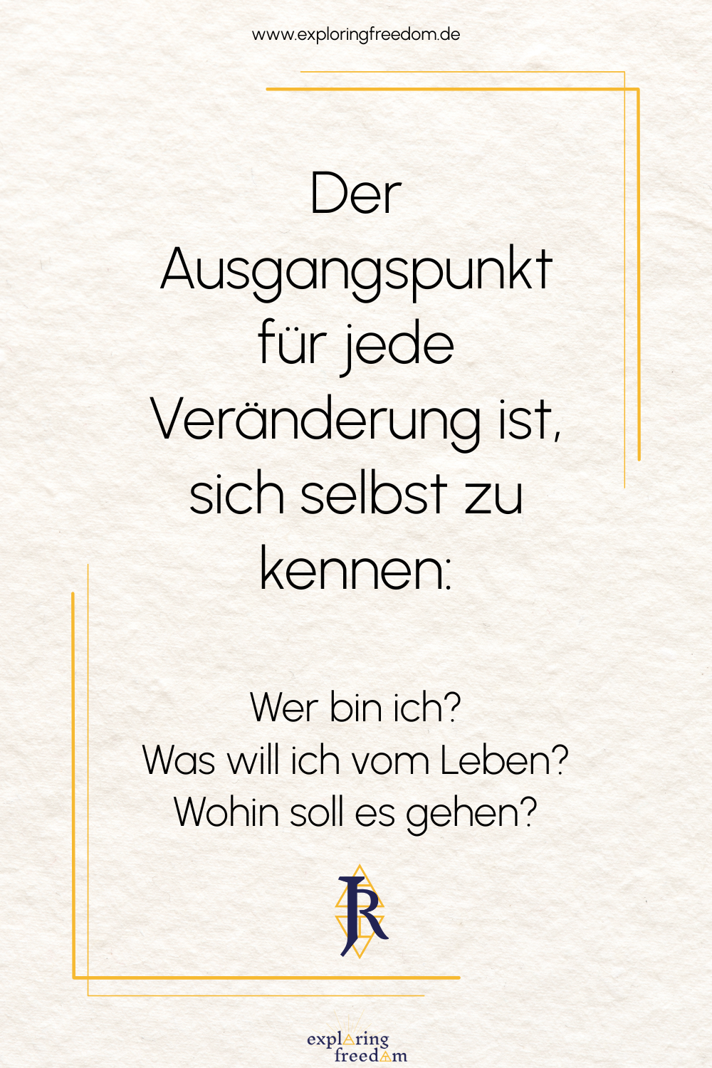 Wie verändert man sein Leben?