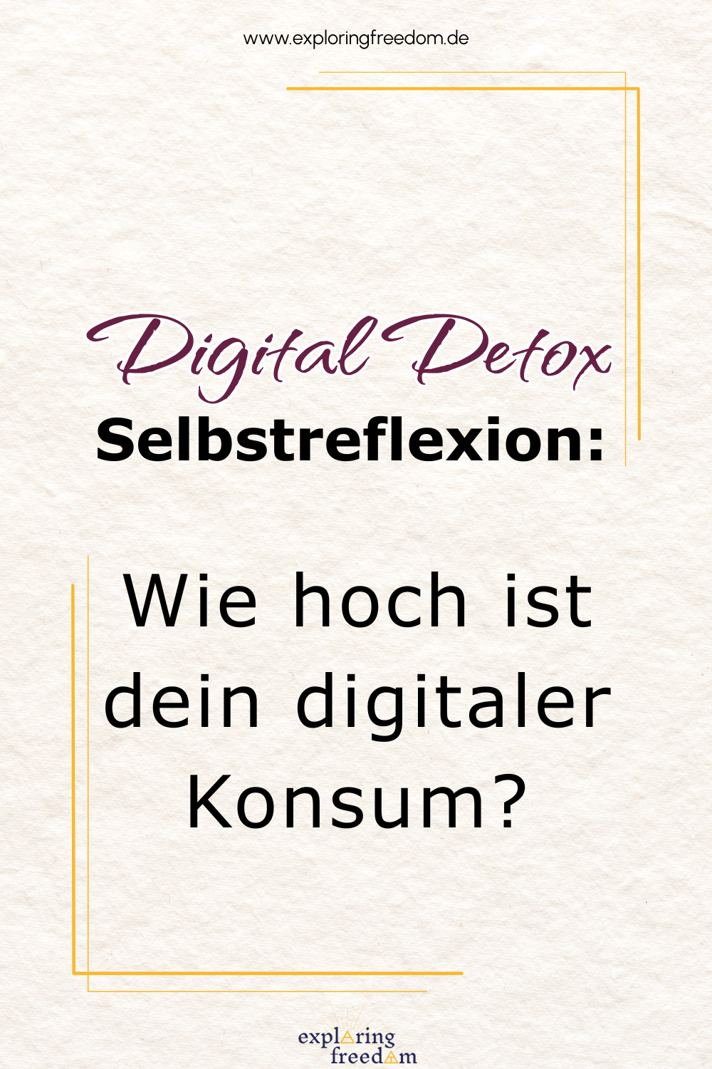 Digital Detox im Alltag: So reduzierst du deinen digitalen Konsum