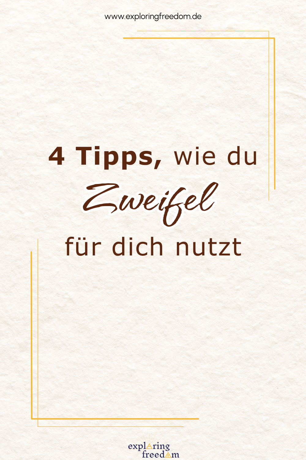 Klarheit gewinnen: Zweifel als Wegweiser verstehen