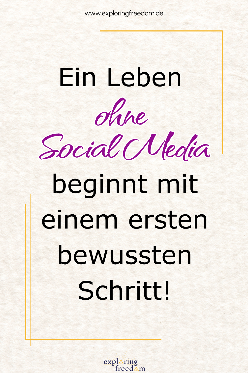 Ein Leben ohne Social Media und endlich wieder mittendrin
