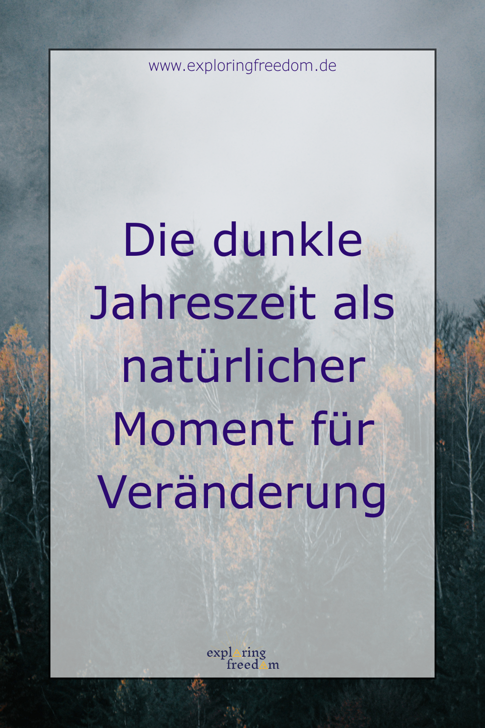Dein 8-Wochen-Season-Special: Durch die dunkle Jahreszeit den Weg zu sich selbst finden