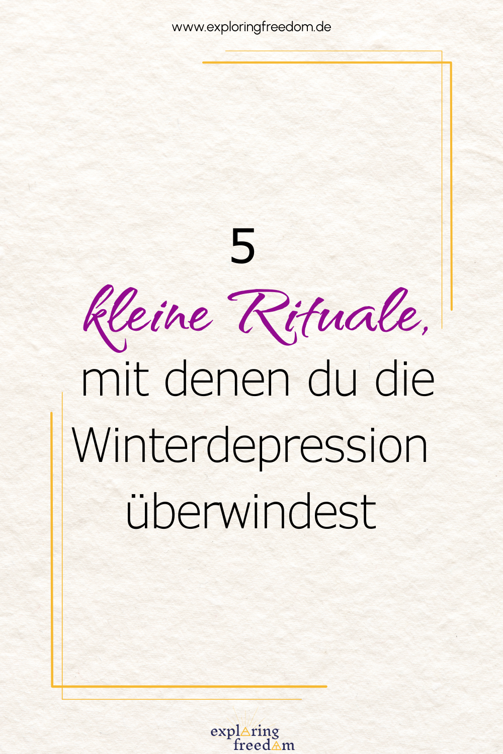 Winterdepression überwinden: Kleine Rituale als emotionale Anker
