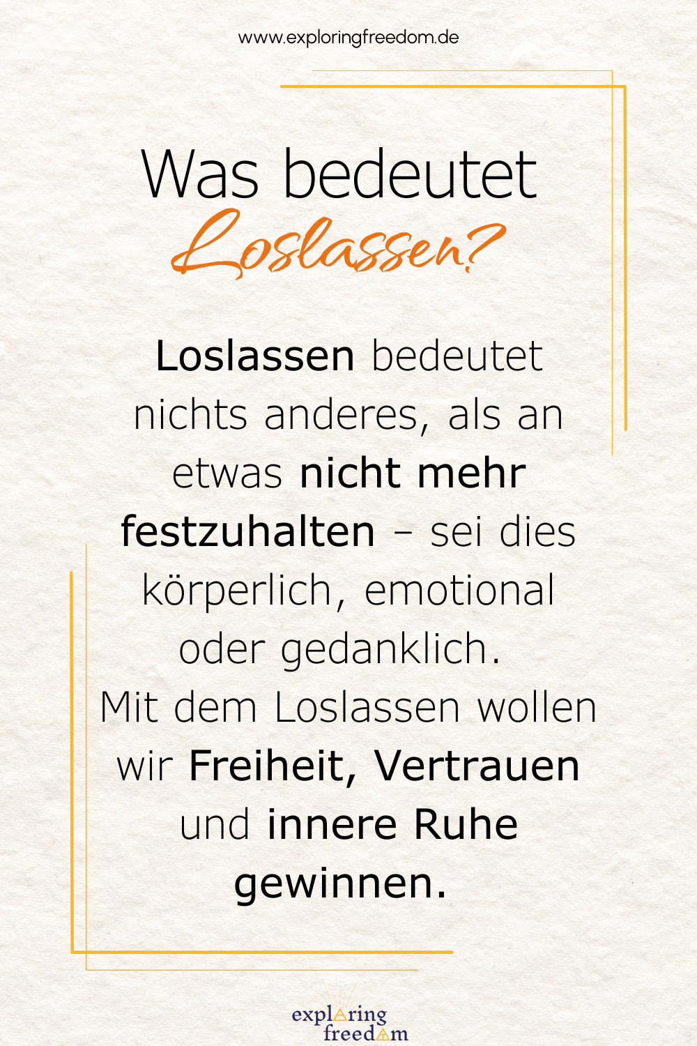Altes loslassen: 8 praktische Tipps, um emotionalen Ballast hinter dir zu lassen