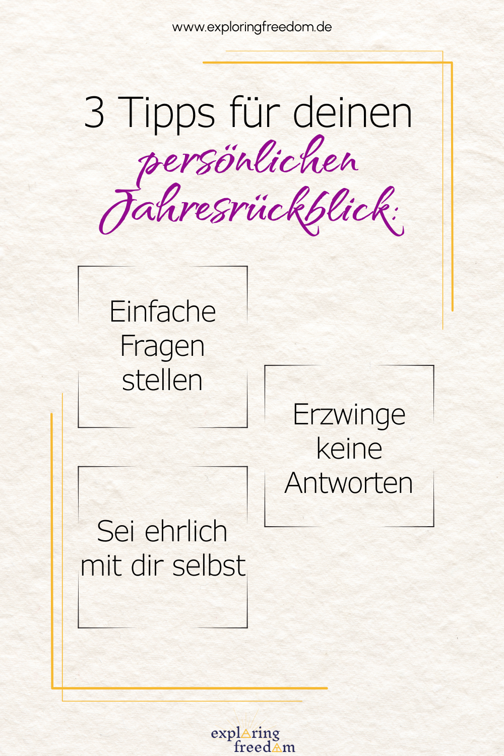 25 Fragen für deinen persönlichen Jahresrückblick: So lässt du dein altes Jahr Revue passieren