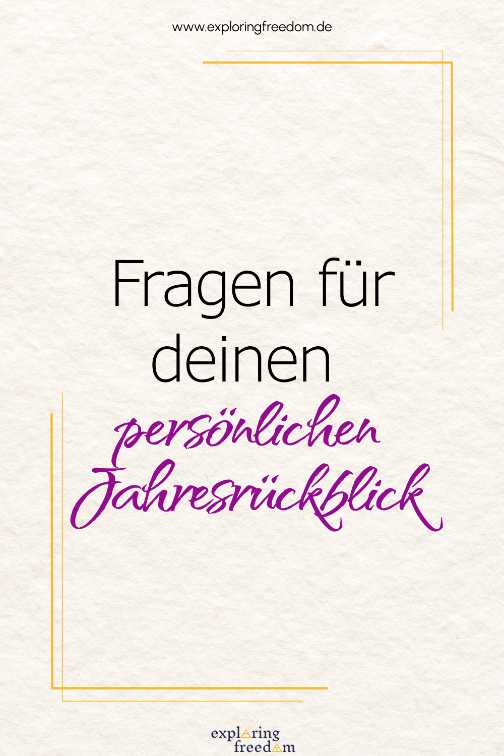 25 Fragen für deinen persönlichen Jahresrückblick: So lässt du dein altes Jahr Revue passieren